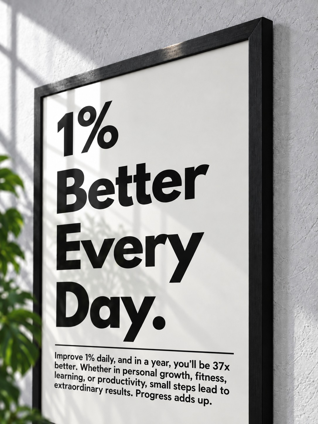 1 % better